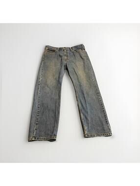 Levi Strauss 505 Jeans 40x30 Blue Regular Fit Straight Leg Denim Mens Vintage(11